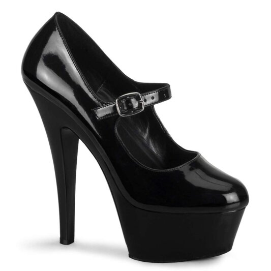Pleaser Sandales KISS-280 Noir EU-35/US-5