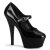 Pleaser Sandales KISS-280 Noir EU-35/US-5