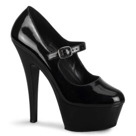 Pleaser Sandales KISS-280 Noir EU-39/US-9