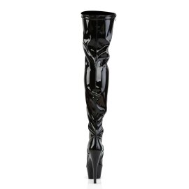 Pleaser Bottes cuissardes KISS-3000 Noir EU-41/US-11