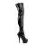 Pleaser Bottes cuissardes KISS-3000 Noir EU-41/US-11