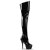 Pleaser Bottes cuissardes KISS-3010 Noir EU-37/US-7