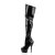Pleaser Bottes cuissardes KISS-3010 Noir EU-37/US-7