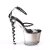 Pleaser Sandales LOVESICK-712T Transparent Noir EU-41/US-11