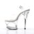 Pleaser Sandales MOON-708 Transparent Argent EU-40/US-10