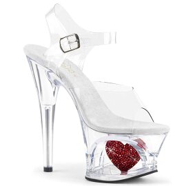 Pleaser Sandales MOON-708HRS Transparent EU-35/US-5