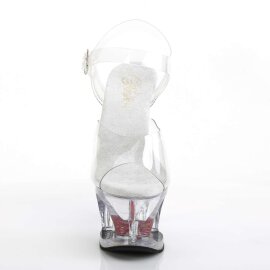 Pleaser Sandales MOON-708HRS Transparent EU-35/US-5