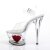 Pleaser Sandales MOON-708HRS Transparent EU-35/US-5