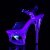 Pleaser Sandales MOON-708MER Transparent Argent EU-35/US-5