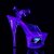 Pleaser Sandales MOON-708MER Transparent Argent EU-35/US-5
