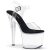 Pleaser Sandales RADIANT-708 Transparent Noir EU-37/US-7
