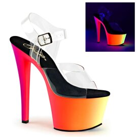 Pleaser Sandales RAINBOW-308UV Transparent...