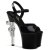 Pleaser Sandales REVOLVER-709 Noir EU-40/US-10