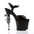 Pleaser Sandales REVOLVER-709 Noir EU-35/US-5