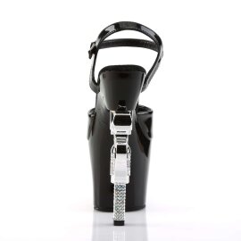 Pleaser Sandales REVOLVER-709 Noir EU-36/US-6