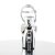 Pleaser Sandales REVOLVER-709G Argent Multi Paillettes Chrome EU-36/US-6