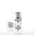 Pleaser Mules REVOLVER-712 Transparent Argent EU-35/US-5