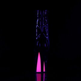 Pleaser Bottines SKY-1020TT Noir Néon-Rose EU-35/US-5