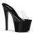 Pleaser Mules SKY-301 Transparent Noir EU-35/US-5