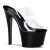 Pleaser Mules SKY-302 Transparent Noir EU-38/US-8