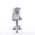 Pleaser Mules SKY-302 Transparent Argent EU-35/US-5