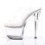 Pleaser Mules SKY-302 Transparent Argent EU-37/US-7
