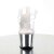 Pleaser Mules SKY-302 Transparent Argent Chrome EU-35/US-5