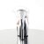 Pleaser Mules SKY-302 Transparent Argent Chrome EU-35/US-5