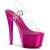 Pleaser Sandales SKY-308 Transparent Rose Chrome EU-35/US-5