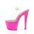 Pleaser Sandales SKY-308 Transparent Rose Chrome EU-37/US-7