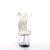 Pleaser Sandales SKY-308 Transparent Argent EU-35/US-5