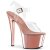 Pleaser Sandales SKY-308 Transparent Or Rose Chrome EU-42/US-12