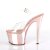 Pleaser Sandales SKY-308 Transparent Or Rose Chrome EU-42/US-12