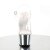 Pleaser Sandales SKY-308 Transparent Argent Chrome EU-35/US-5