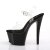 Pleaser Sandales SKY-308CRS Transparent Noir EU-41/US-11