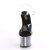 Pleaser Sandales SKY-308GF Transparent Noir Strass EU-35/US-5