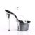 Pleaser Sandales SKY-308GF Transparent Noir Strass EU-35/US-5