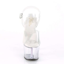 Pleaser Sandales SKY-308N-RBH Transparent Hologramme EU-39/US-9