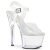 Pleaser Sandales SKY-308N-RBH Transparent Hologramme EU-39/US-9