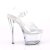 Pleaser Sandales SKY-308N-RBH Transparent Hologramme EU-39/US-9