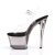 Pleaser Sandales SKY-308T Transparent Argent Fumée EU-42/US-12