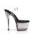 Pleaser Sandales SKY-308T Transparent Argent Fumée EU-42/US-12