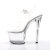 Pleaser Sandales SKY-308VL Transparent Argent EU-35/US-5