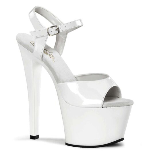 Pleaser Sandales SKY-309 Blanc EU-35/US-5
