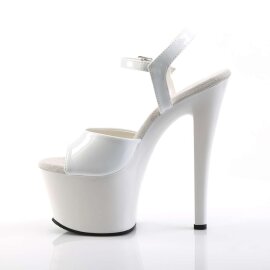 Pleaser Sandales SKY-309 Blanc EU-35/US-5