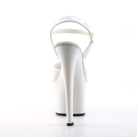 Pleaser Sandales SKY-309 Blanc EU-35/US-5