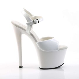 Pleaser Sandales SKY-309 Blanc EU-35/US-5