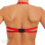 PoleFit Haut décolleté M Rouge