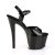 Pleaser Sandales SKY-309CRS Noir Argent Strass EU-35/US-5