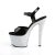 Pleaser Sandales SKY-309LG Noir Strass Argent EU-35/US-5